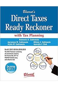 Bharats Direct Taxes Ready Reckoner