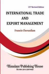 International Trade And Export Management