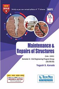 Maintenance and Repairs of Structures For MSBTE Diploma Semester 6 Civil