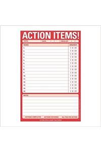 Knock Knock Action Items Pad