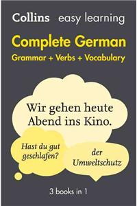 Complete German Grammar Verbs Vocabulary