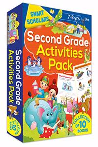 Second Grade Activities Pack ( Collection of 10 books) (Smart Scholars)