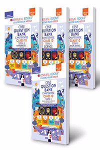 Oswaal CBSE Question Bank Chapterwise For Term 2, Class 10 (Set of 4 Books) English Language & Literature, Science, Social Science & Math (Standard) (For 2022 Exam)