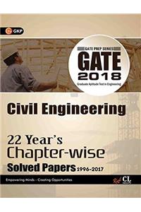 GATE Civil Engineering (22 Year's Chapter-Wise Solved Paper) 2018