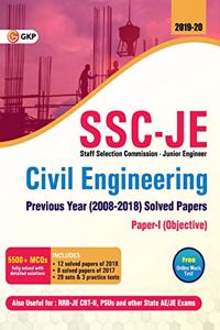 SSC JE Civil Engineering for Junior Engineers Previous Year's Solved Papers (2008-18), 2018-19 for Paper I