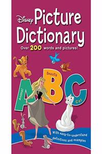 Disney Picture Dictionary Over 200 Words and Pictures (Big)