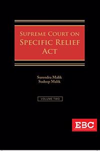 SUPREME COURT ON SPECIFIC RELIEF ACT volume 2