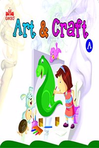 Gikso Art and Craft A - Activity Book for Kids Age 3-6 Years Old (English) - Reprinted 2020