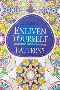 Amazon Brand - Solimo Enliven Yourself Colouring Book for Adults - Patterns