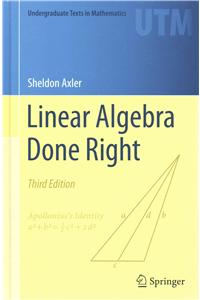 Linear Algebra Done Right