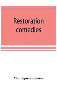 Restoration comedies