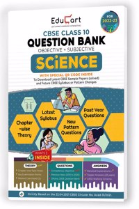 Educart CBSE Class 10 Science Question Bank On New Pattern 2022-23