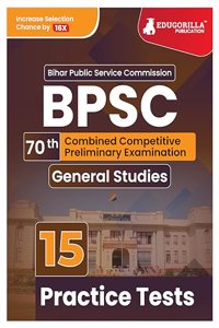 BPSC Combined Competitive Prelims Exam 2023 (English Edition) - 10 Full Length Mock Tests (1500 Solved Objective Questions) with Free Access to Online Tests