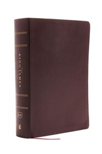 King James Study Bible, Bonded Leather, Burgundy, Full-Color Edition