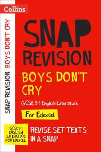 Collins GCSE Grade 9-1 Snap Revision - Boys Don't Cry Edexcel GCSE 9-1 English Literature Text Guide