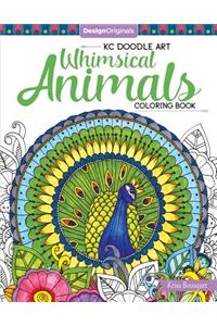 Kc Doodle Art Whimsical Animals Coloring Book