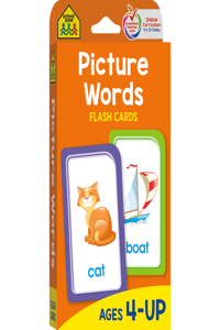 School Zone Picture Words Flash Cards