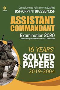 Solved Papers CAPF Assistant Commandant 2020