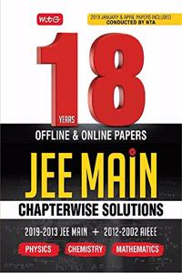 18 Years JEE Main Chapterwise Solutions - Phy,Chem,Maths