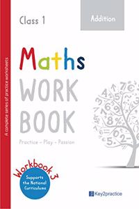 Key2practice Maths Workbook for Class 1 - Topic Addition ( Activity Based Worksheets)