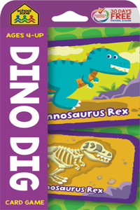 School Zone Dino Dig Card Game