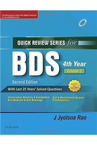 Quick Review Series for BDS 4th Year - Vol. 2