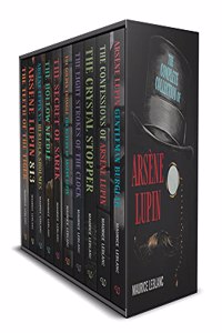 The Complete Collection of Arsène Lupin 10 Books Box Set by Maurice LeBlanc(Gentleman Burglar, The Confessions, The Crystal Stopper, The Eight Strokes of the clock & More)