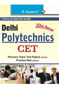 Delhi Polytechnics Cet Common Entrance Exam Guide Class X (Big Size)