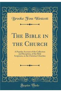 The Bible in the Church: A Popular Account of the Collection and Reception, of the Holy Scriptures, in the Christian Churches (Classic Reprint)