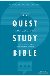 Niv, Quest Study Bible, Hardcover, Comfort Print