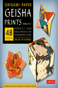 Origami Paper - Geisha Prints - Small 6 3/4 - 48 Sheets