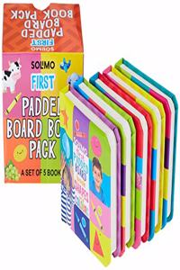 Solimo First Padded Board Book Pack, Set of 5