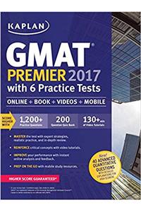 Kaplan GMAT Premier 2016 with 6 Practice Tests