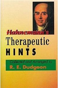 Hahnemann's Therapeutic Hints