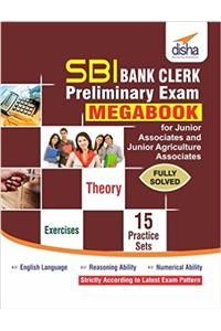 SBI Bank Clerk Preliminary Exam MegaBook - (Guide + 15 Practice Sets)