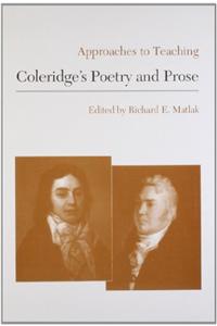 Approaches To Teaching Colenridges Poetry And Prose