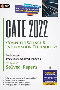 GATE 2022 Computer Science and Information Technology - 32 Years Topic wise Previous Solved Papers