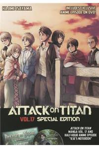 Attack on Titan 17 Manga Special Edition W/DVD