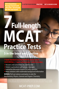 7 Full-Length MCAT Practice Tests