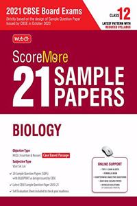 ScoreMore 21 Sample Papers For CBSE Board Exam 2021-22 - Class 12 Biology