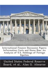 International Finance Discussion Papers