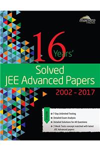 Wileys 16 Years Solved JEE Advanced Papers, 2002 - 2017