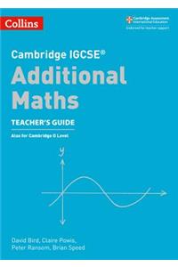 Cambridge Igcse(r) Additional Maths Teacher Guide