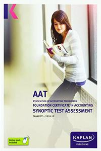 FOUNDATION CERTIFICATE IN ACCOUNTING SYNOPTIC TEST ASSESSMENT - EXAM KIT
