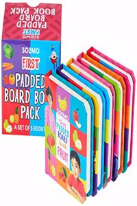 Solimo First Padded Board Book Pack, Set of 5