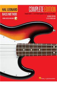 Hal Leonard Bass Method - Complete Edition: Books 1, 2 and 3 Bound Together in One Easy-To-Use Volume! (Bk/Online Audio)
