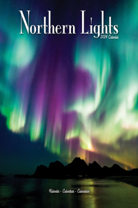 Northern Lights Calendar 2024  Square Travel Wall Calendar - 16 Month