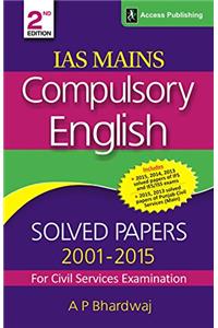 Compulsory English - Solved Papers 2001-2015 for Civil Services Examination