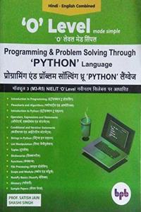 PROGRAMMING & PROBLEM SOLVING THROUGH PYTHON LANGUAGE