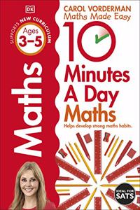10 Minutes A Day Maths, Ages 3-5 (Preschool)